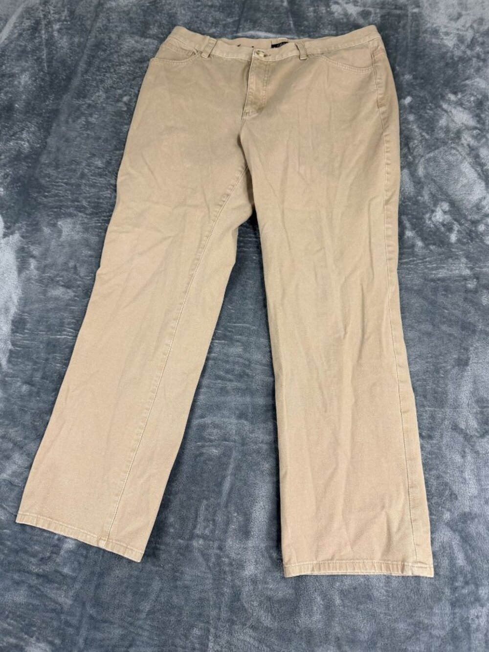 Chaps Womens Brown Casual Pants Size 16